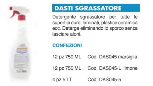 Dasti Sgrassatore Marsiglia 750ml