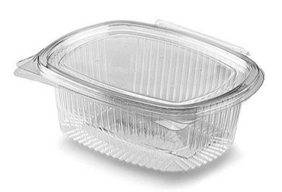 Vaschetta Ovale Plastica con Cop. 250cc 50pz