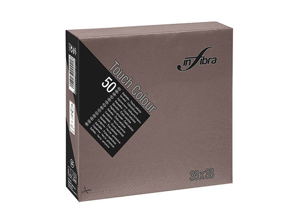 Tovaglioli Cacao 2v 33x33 50pz