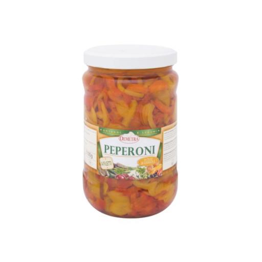 Peperoni Filetti Vetro O.G. 1.7kg