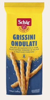 Grissini Ondulati 150gr GlutenF 1ct10pz