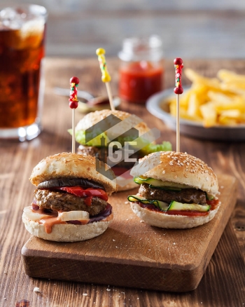 MiniBurger Bovino Cotto 28g 2kg