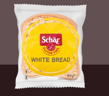 White Bread 80gr Gluten Free 1ct10pz