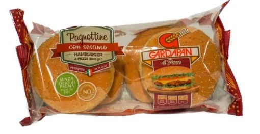 Pane Hamburger 300gr 4pz