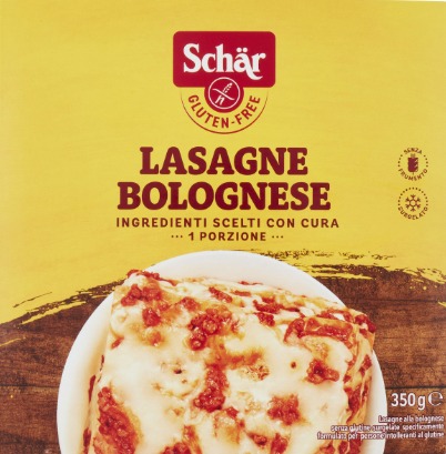 Lasagne Bolognese No Glut 350gr