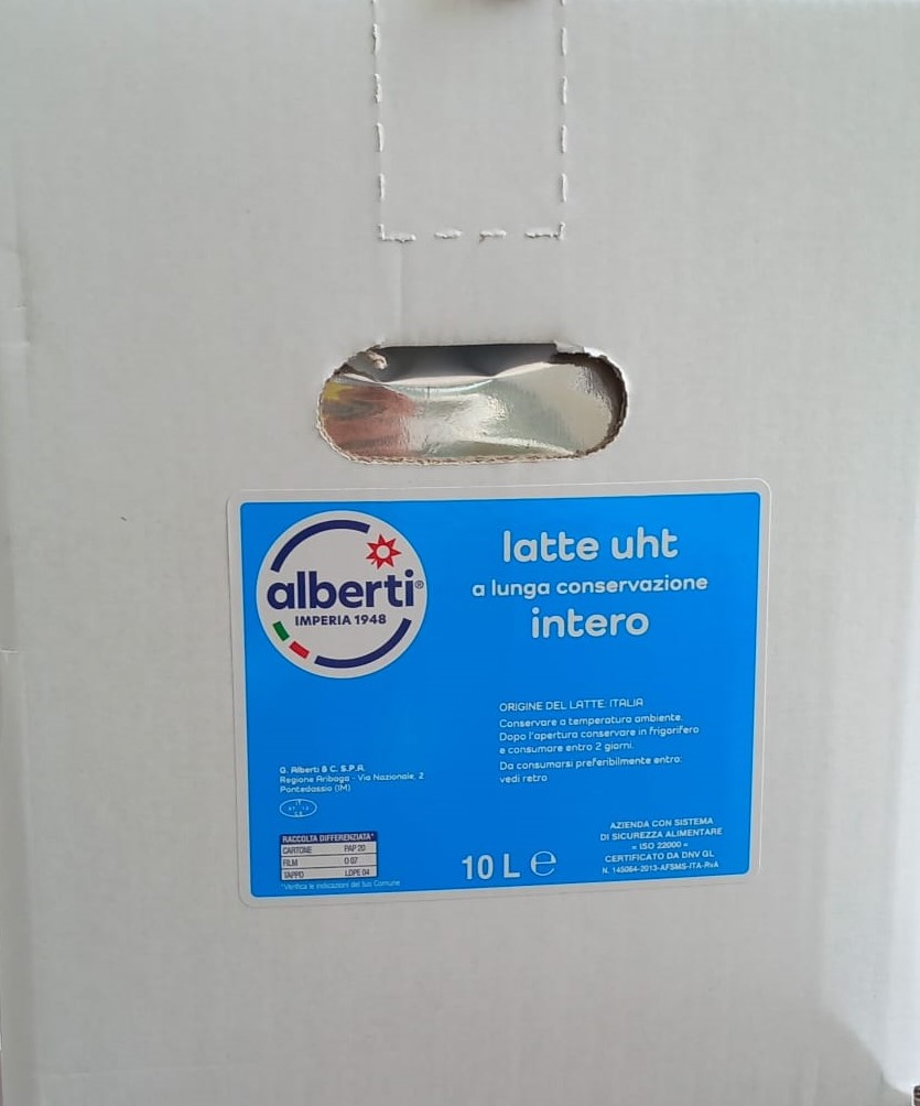 Latte Intero UHT BOX 10L