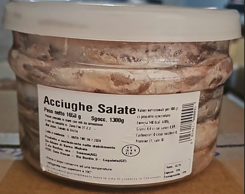 Acciughe Salate VV 1650gr