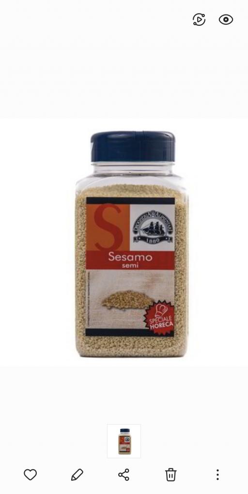 Sesamo Semi Bianchi 370gr