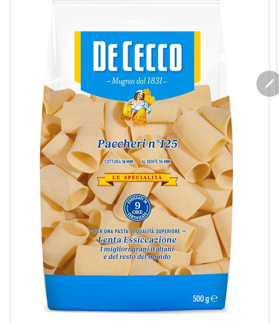 Paccheri 500gr