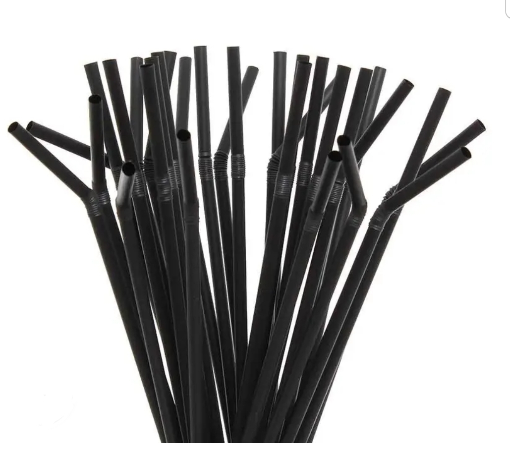 Cannucce Snodate Nere 24cm 1cf 400pz