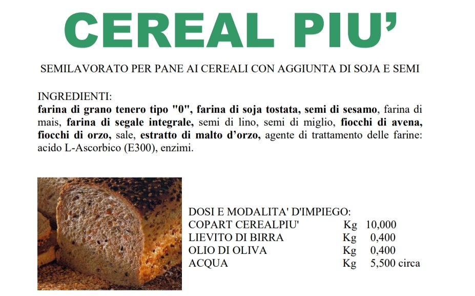 Farina Cereal Piu 25kg