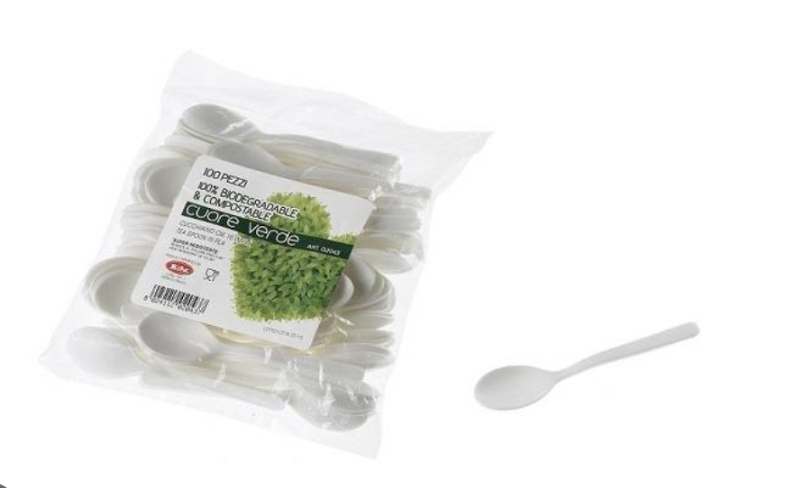 Cucchiaino Monouso BIO 100pz