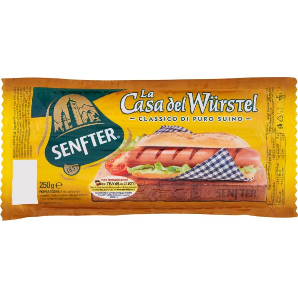 Wurstel Puro Suino 250g 15pz